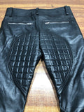 Men's Real Sheep Leather Party Pants Slim Fit Real Leather Pant Street wear